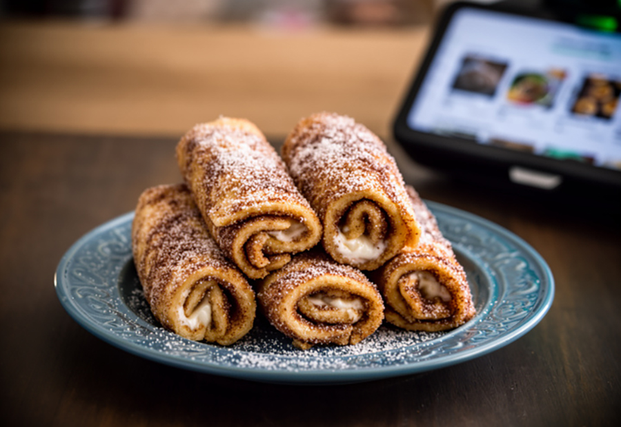 Zimt-Zucker French-Toast-Röllchen aus dem Thermomix