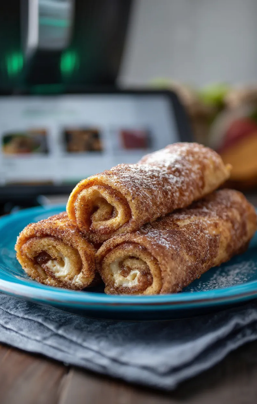Zimt-Zucker French-Toast-Röllchen aus dem Thermomix