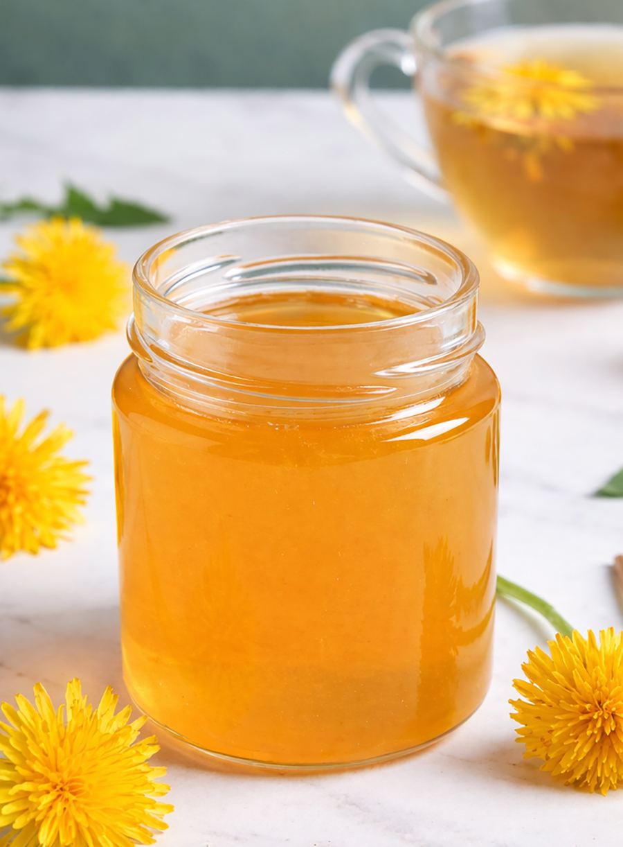 Bereite deinen eigenen Löwenzahn honig aus dem Thermomix