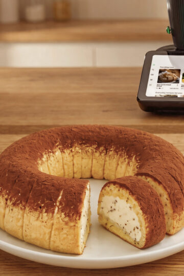 Kalter Löffelbiskuitkuchen aus dem Thermomix