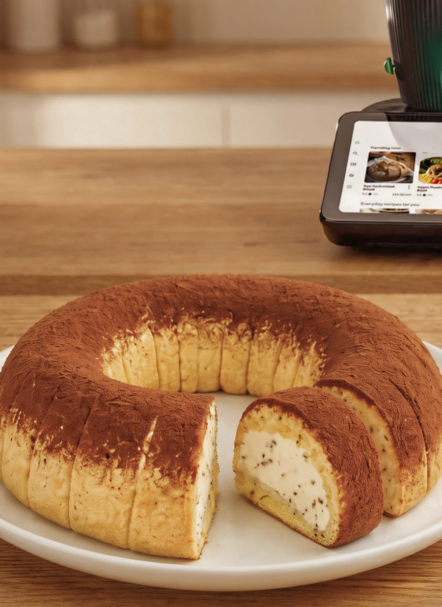 Kalter Löffelbiskuitkuchen aus dem Thermomix