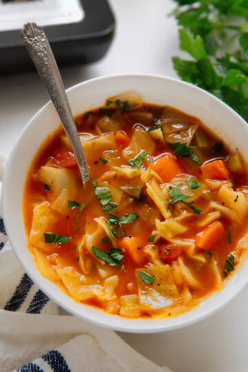 Kohlsuppe mit Gemüse aus dem Thermomix