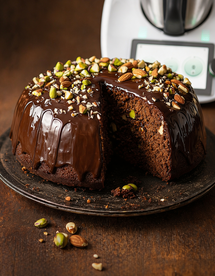 Lebkuchen-Schokoladenkuchen aus dem Thermomix
