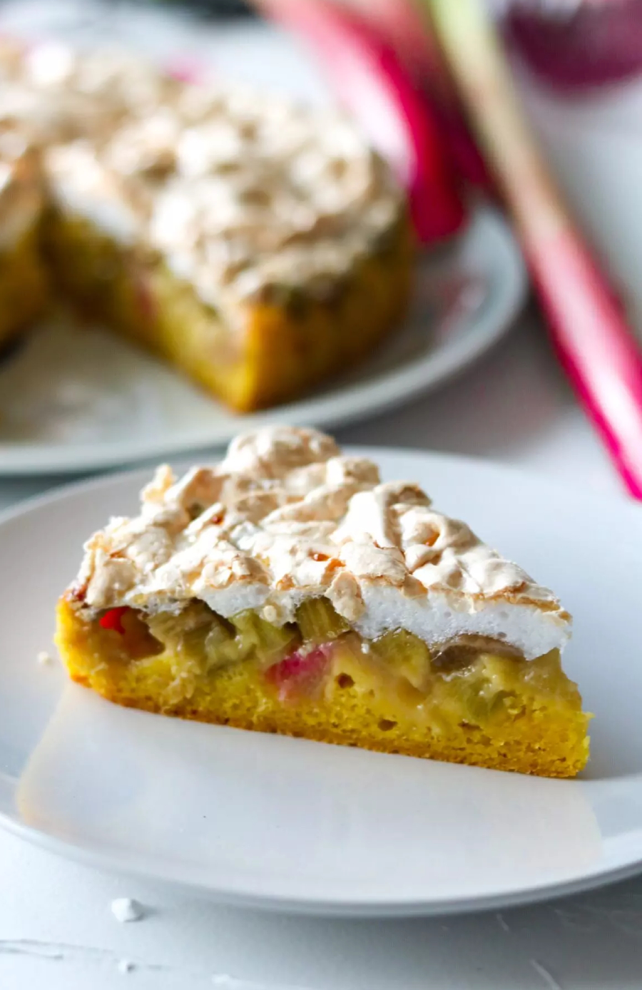 Rhabarber Baiserkuchen aus dem Thermomix