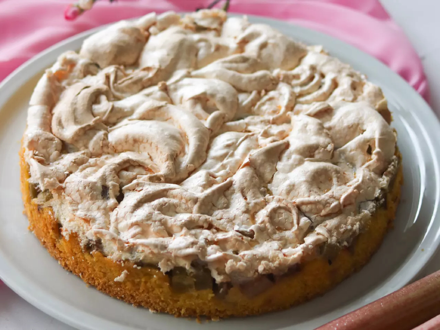 Rhabarber Baiserkuchen aus dem Thermomix