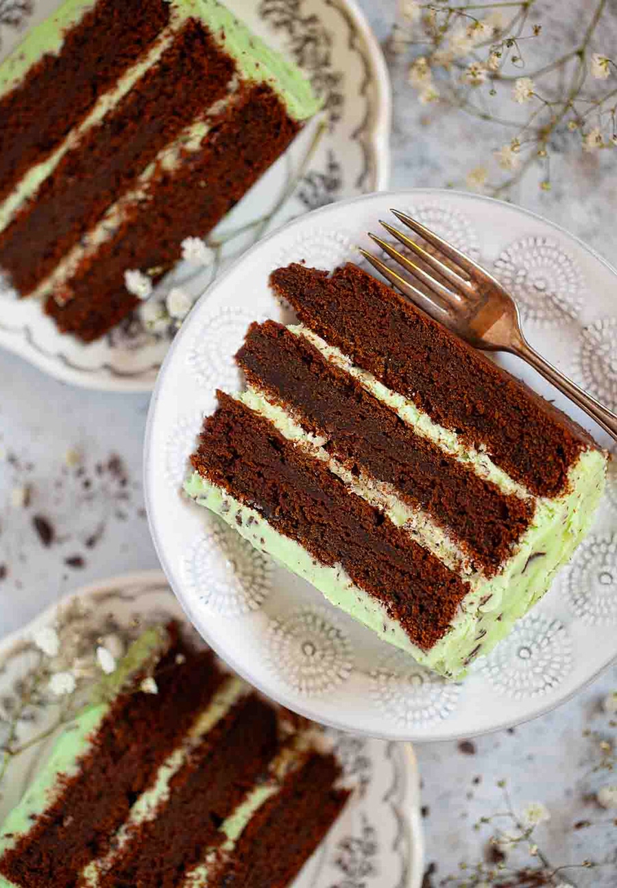 Schokoladen-Minz-Torte aus dem Thermomix