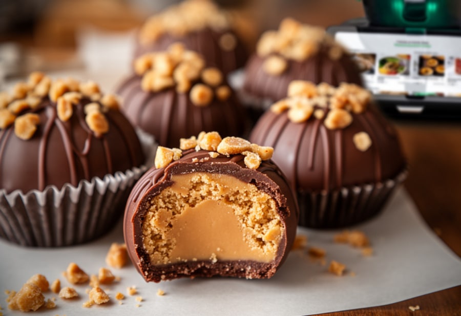 Butterfinger Erdnussbutter-Pralinen aus dem Thermomix