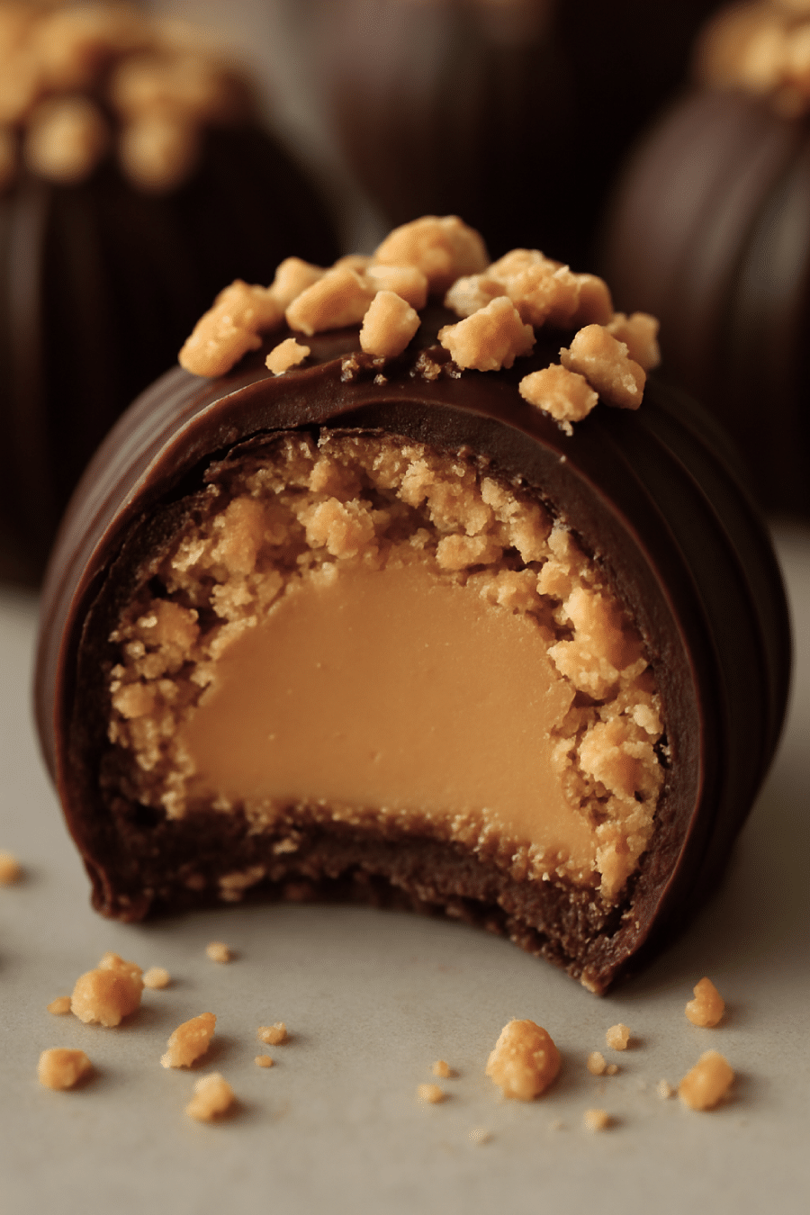 Butterfinger Erdnussbutter-Pralinen aus dem Thermomix