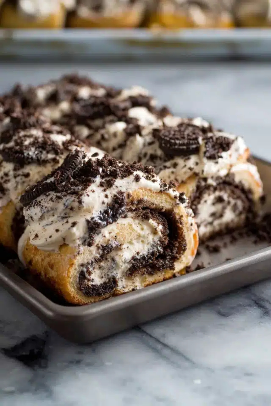 Cookies-and-Cream-Röllchen aus dem Thermomix