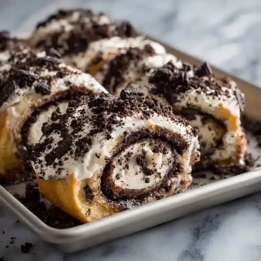 Cookies-and-Cream-Röllchen aus dem Thermomix