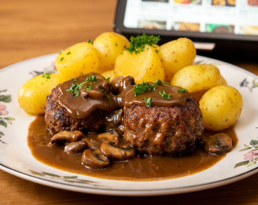 Fleischbällchen mit Champignon und Waldpilzsauce aus dem Thermomix