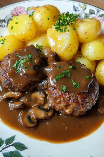 Fleischbällchen mit Champignon und Waldpilzsauce aus dem Thermomix