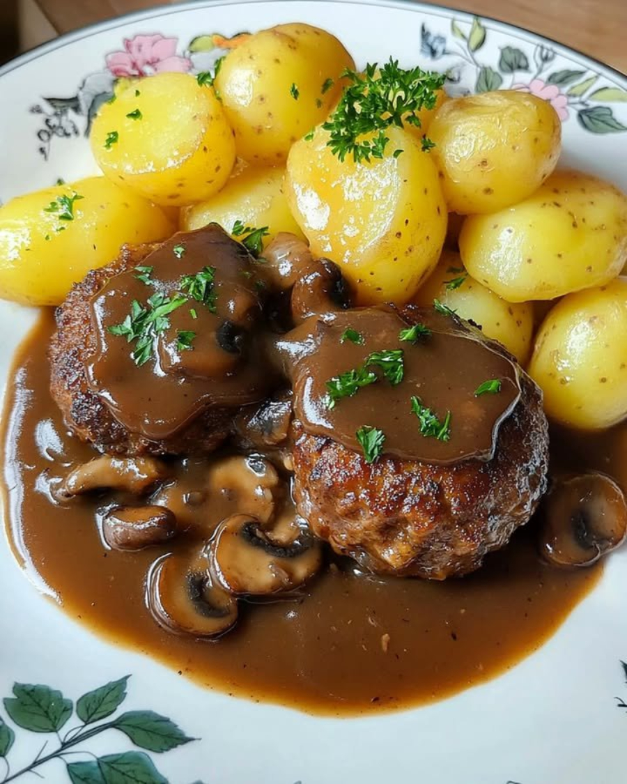 Fleischbällchen mit Champignon und Waldpilzsauce aus dem Thermomix