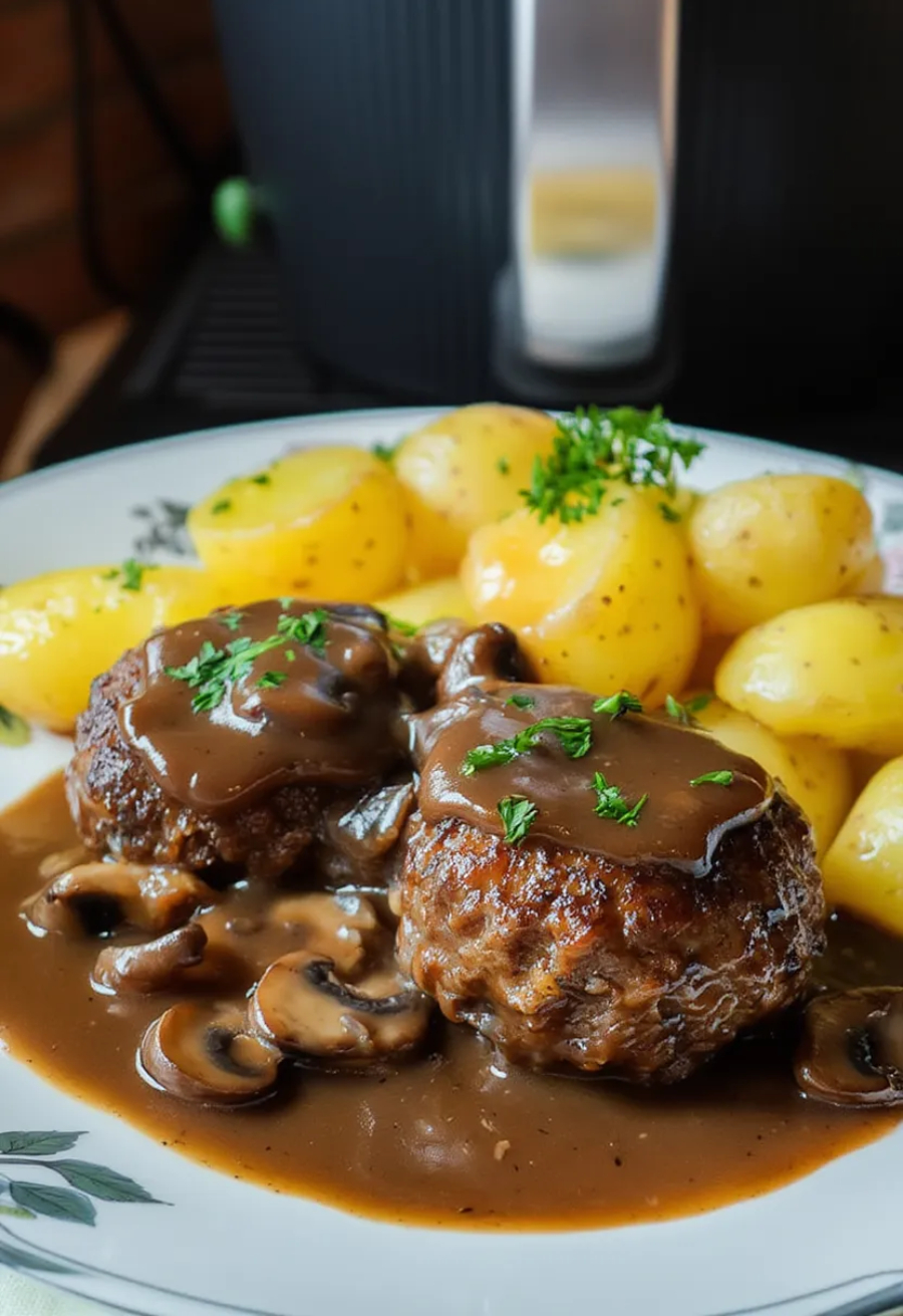 Fleischbällchen mit Champignon und Waldpilzsauce aus dem Thermomix
