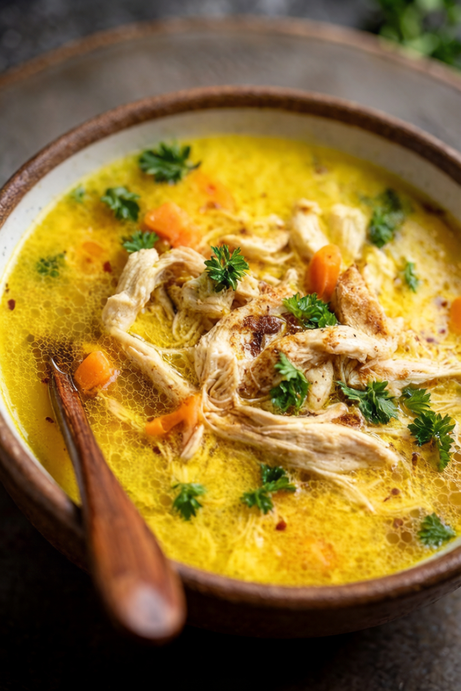 Hühnersuppe mit Kurkuma (entzündungshemmend) aus dem Thermomix