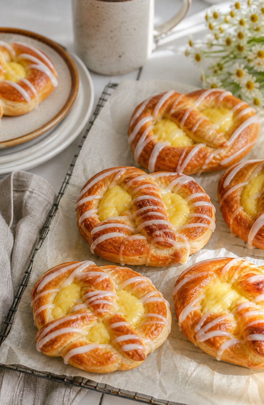 Pudding Brezel aus dem Thermomix