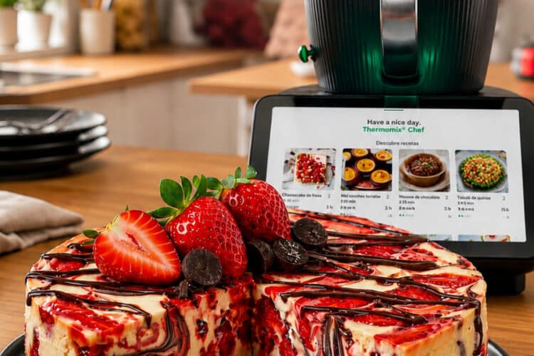 Schoko-Erdbeer-Käsekuchen aus dem Thermomix