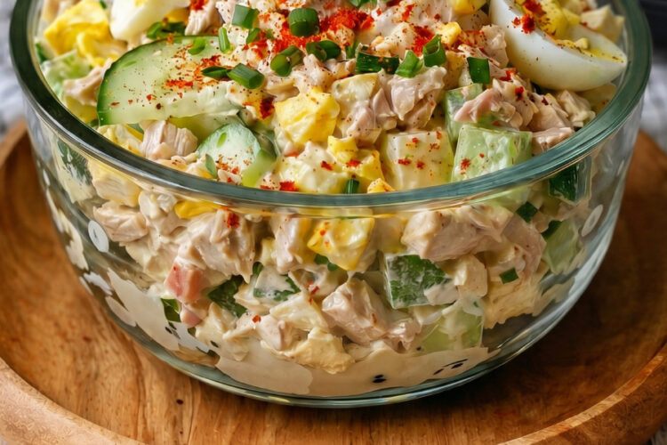 Thunfisch-Ei-Gurken-Salat aus dem Thermomix