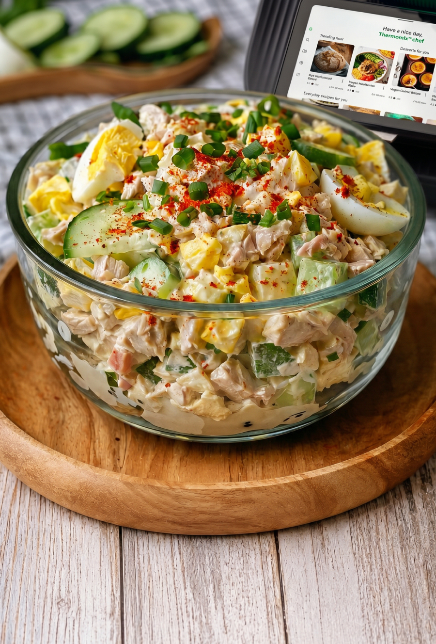 Thunfisch-Ei-Gurken-Salat aus dem Thermomix