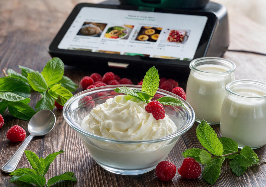 Köstliches JoghurtEis aus dem Thermomix Köstliches JoghurtEis aus dem Thermomix
