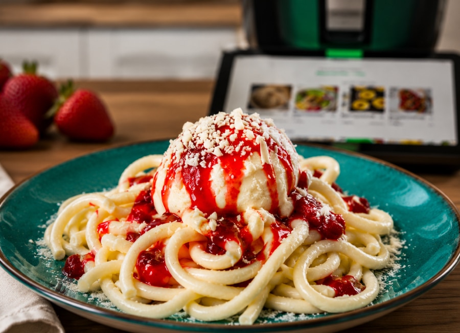 Spaghetti-Eis aus dem Thermomix
