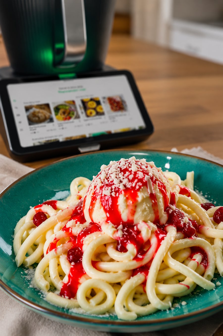 Spaghetti-Eis aus dem Thermomix
