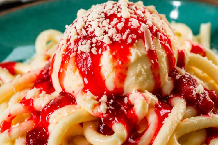 Spaghetti-Eis aus dem Thermomix