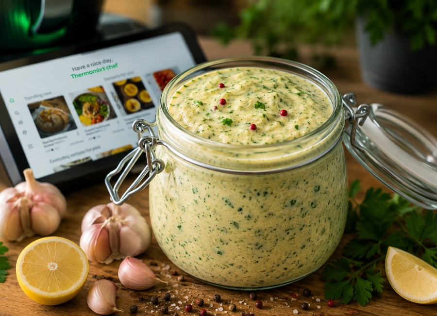 Hausgemachte Knoblauchcreme aus dem Thermomix