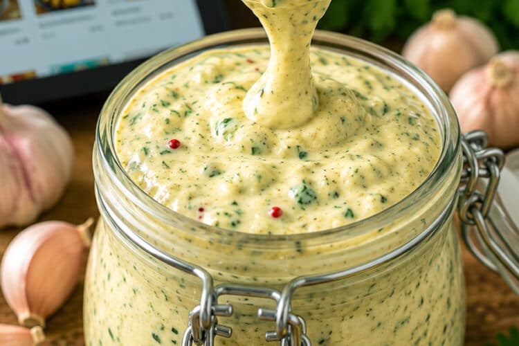 Hausgemachte Knoblauchcreme aus dem Thermomix