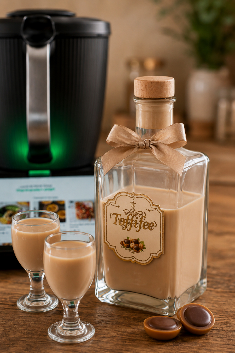 Toffifee-Likör aus dem Thermomix Toffifee-Likör aus dem Thermomix