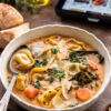 Cremige Tortellini-Gemüse-Suppe aus dem Thermomix