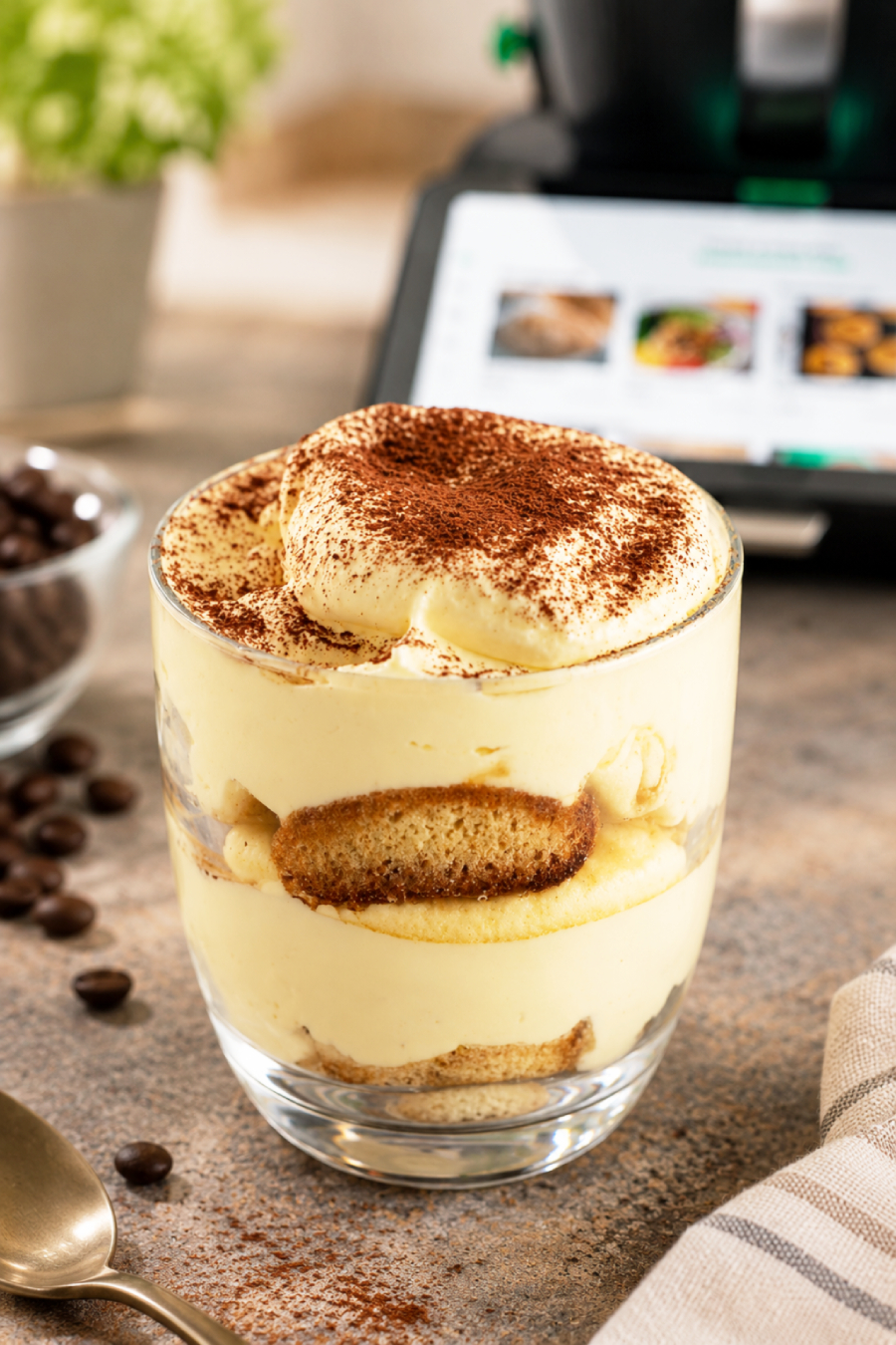 Eierlikör-Tiramisu mit Mascarpone aus dem Thermomix Eierlikör-Tiramisu mit Mascarpone aus dem Thermomix